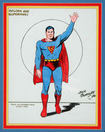 “SUPERMAN” GOLDEN AGE LEGEND JACK BURNLEY “WORLD’S FAIR” COVER RE-CREATION.