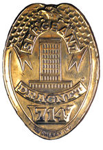 DRAGNET BADGE.