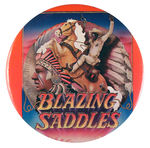 "BLAZING SADDLES" 1974 MOVIE PROMO BUTTON.