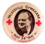 "OUR CHURCHILL" AUSTRALIAN RED CROSS BUTTON.