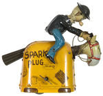 BARNEY GOOGLE ON SPARK PLUG WIND-UP.