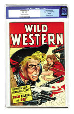 WILD WESTERN #3 SEPTEMBER 1948 CGC 9.4 OFF-WHITE TO WHITE PAGES MILE HIGH COPY.