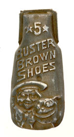 EARLY AND RARE TIN CLICKER SHOWING BUSTER & TIGE.