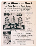 ROY ROGERS TRICK LASSO AND EXTENSIVE PROMOTIONAL LOT FROM THE MAKER'S FILES.