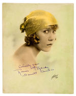 MACK SENNETT ACTRESS LOUISE FAZENDA SIGNED PHOTO.