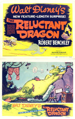 "THE RELUCTANT DRAGON" LOBBY CARD SET.