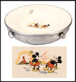 MICKEY & MINNIE MOUSE CHILD'S WARMING DISH