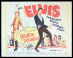 ELVIS PRESLEY "HARUM  SCARUM" HALF-SHEET POSTER.