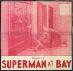 "SUPERMAN" MOVIE SERIAL POSTER ON LINEN.