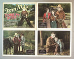 TOM MIX IN "TUMBLING RIVER" LOBBY CARD SET WITH ENVELOPE. SET OF 8.