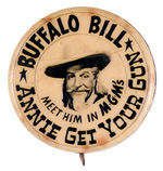 "BUFFALO BILL" ON M-G-M MOVIE BUTTON.