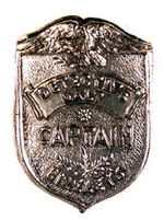 RARE "DETECTIVE DALT" RANK BADGE.