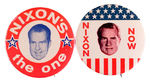 NIXON 1968 PORTRAIT PAIR.