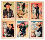 "HOPALONG CASSIDY WILD WEST TRADING CARD" POST'S CEREALS SET.