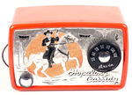 "HOPALONG CASSIDY RADIO" W/INSTRUCTIONS BY ARVIN.