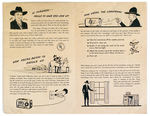 "HOPALONG CASSIDY RADIO" W/INSTRUCTIONS BY ARVIN.