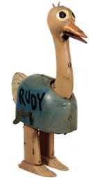 "RUDY" THE OSTRICH FROM BARNEY GOOGLE WINDUP.