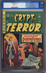 THE CRYPT OF TERROR #17, APRIL-MAY 1950. GAINES FILE COPY CGC 9.6