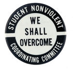 SNCC MID-60S SCARCE CIVIL RIGHTS BUTTON.