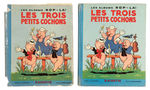 THE THREE LITTLE PIGS RARE FRENCH HARDCOVER POP-UP BOOK BY HACHETTE.