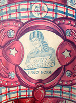 “DAVY CROCKETT JINGO HORSE” CHILD’S RIDING TOY.