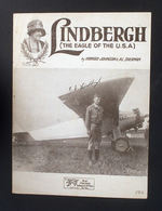 CHARLES A. LINDBERGH SIGNED SHEET MUSIC.