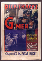 "DICK TRACY'S G-MEN" MOVIE POSTER.