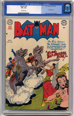 BATMAN #56, DECEMBER 1949-JANUARY 1950. CGC 8.5