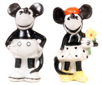 MICKEY AND MINNIE MOUSE GERMAN SALT & PEPPER SET.