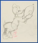 WALT DISNEY PRODUCTION DRAWING EXTENSIVE COLLECTION.