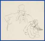 WALT DISNEY PRODUCTION DRAWING EXTENSIVE COLLECTION.