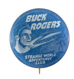 BUCK ROGERS RARE MOVIE SERIAL CLUB BUTTON.