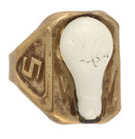 BUCK ROGERS RELATED "SYLVANIA" TV LIGHT BULB GLOW RING.