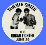 MUHAMMAD ALI 1978 CHARITY FIGHT BADGE.