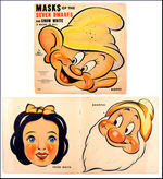 "MASKS OF THE SEVEN DWARFS AND SNOW WHITE" PUNCH-OUT BOOK.