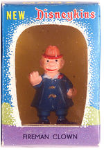 "MARX FIREMAN CLOWN" SECOND SERIES BOXED DISNEYKIN.