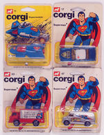 "SUPERMAN" CORGI REPLICAS.