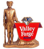 "VALLEY FORGE BEER" CAST METAL COUNTER DISPLAY.