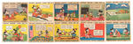 "MICKEY MOUSE" NEAR COMPLETE GUM CARD SET WITH WRAPPER.