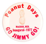 NEBRASKA "PEANUT DAYS" SCARCE ISSUE FOR CARTER INAUGURAL.