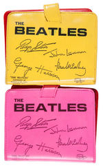 "THE BEATLES" VINYL WALLETS.