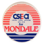 MONDALE/FERRARO UNION BUTTON.