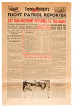 “CAPTAIN MIDNIGHT” RARE COMPLETE MEXICAN JUMPING BEANS PREMIUM PLUS NEWSPAPER.