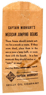 “CAPTAIN MIDNIGHT” RARE COMPLETE MEXICAN JUMPING BEANS PREMIUM PLUS NEWSPAPER.