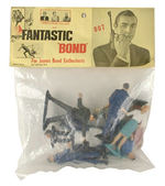 “JAMES BOND” BAGGED GILBERT FIGURES.