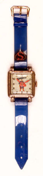 "SUPERMAN TIME TEACHER WATCH" WITH DISPLAY CARD.