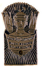 BUCK ROGERS "SPACESHIP COMMANDER" BADGE.