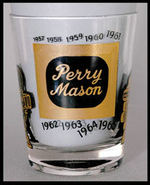 RARE “PERRY MASON” PROMOTIONAL GLASS