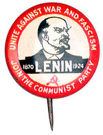 COMMUNIST PARTY 1930s RECRUITMENT BUTTON.