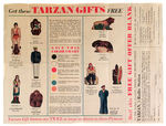 "TARZAN GIFT STATUES" PREMIUM OFFER PAPER.